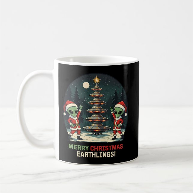 Mug Joyeux Noël, Terriens ! (Gauche)
