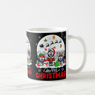 Mug Joyeux Noël Trois Débardeurs Elf Reindeer Père Noë
