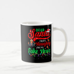 Mug Joyeux Noël Trump Cher Père Noël Fake News Drôle X