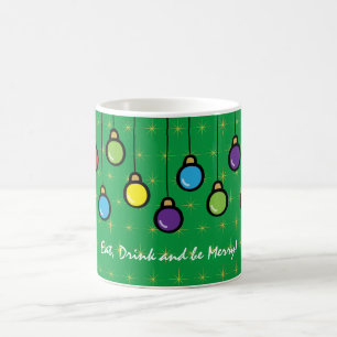 Mug Joyeux ornement de Noël personnalisé