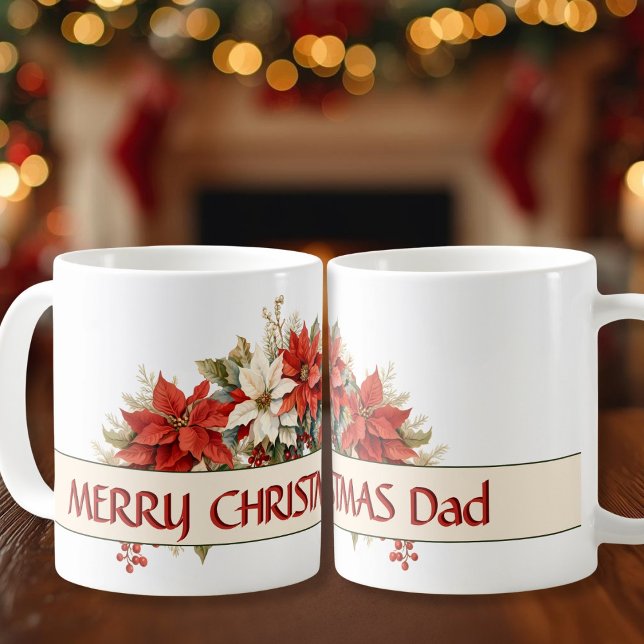 Mug Joyeux papa de Noël (Merry Christmas Dad Coffee Mug)