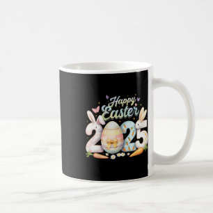 Mug Joyeux Pâques 2025 Lapin Rabbit Face à la Journée