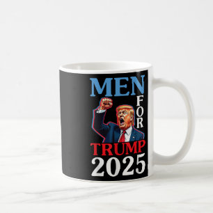 Mug Joyeux Père Day Men pour Trump 2025 Papa Papa Hus