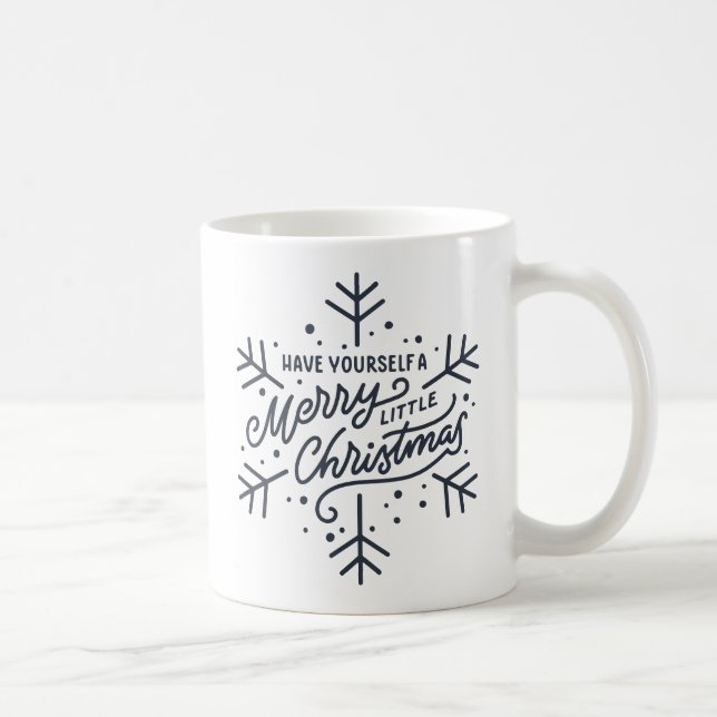 Mug Joyeux petit Noël - Flocon de neige (Droite)