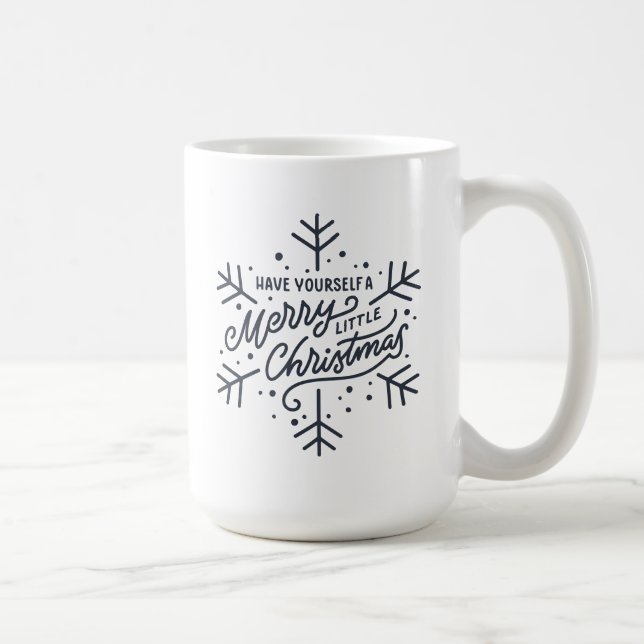 Mug Joyeux petit Noël - Flocon de neige (Droite)
