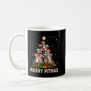Mug Joyeux Pitmas Pitbull Chien moche de Noël Sweat Tr