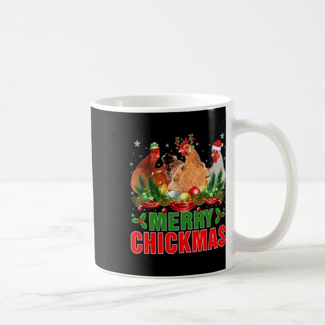 Mug Joyeux poulets de Noël Poulet de Noël Pâtissiers d (Droite)