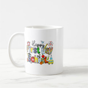 Mug Joyeux premier jour d'école aux enseignants et aux