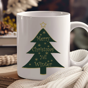Mug Joyeux sapin décoré de Noël