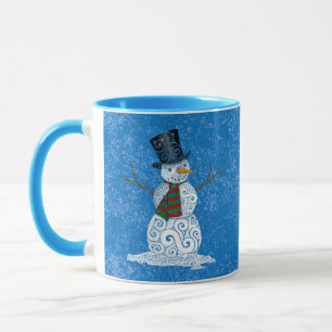 Mug Joyeux Snowman Tourbillonnant