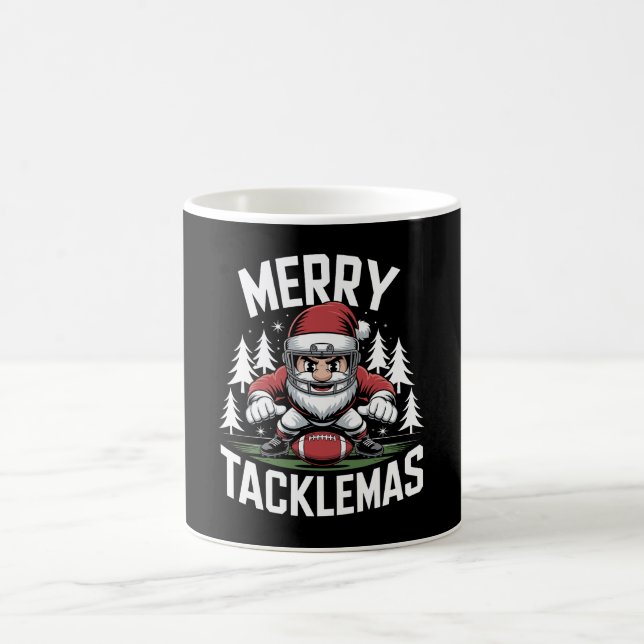 Mug Joyeux Tacklemas Football Père Noël Noël Noël Noël (Centre)