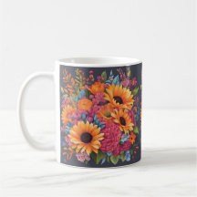 Joyeux tournesol floral