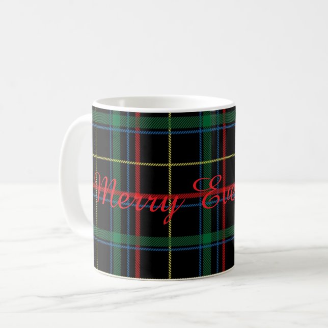 Mug Joyeux Tout Plaid Musique (Devant gauche)