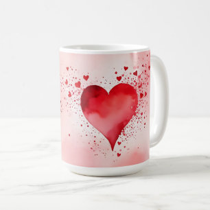 Mug Joyeux Valentines Coeur rouge