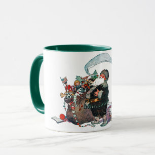 Mug Joyeux Vieux Elfe de Noël, Jessie Willcox Smith