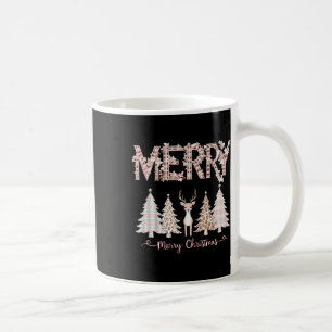 Mug Joyeux Xmas Leopard Cheetah Buffalo rose Plaid Chr