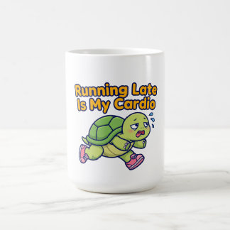 Mug J'Suis En Retard Est Mon Cardio : Édition Tortue E