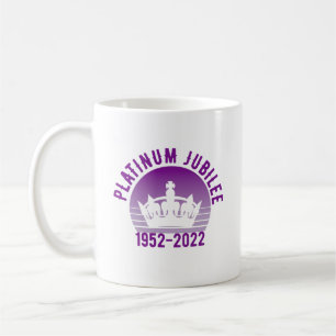 Mug Jubilé de platine 1952-2022 Commémoratif 