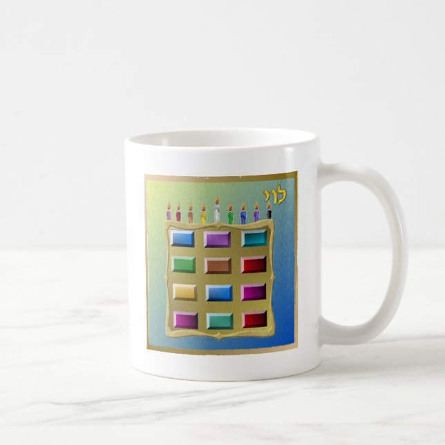 Mug Judaïque 12 tribus Israël Levi (Droite)
