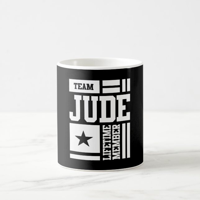 Mug Jude Nom personnalisé Anniversaire Cadeau (Centre)