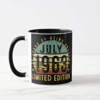 Mug Juillet 1963 Vintage 59e anniversaire 59 ans Cadea