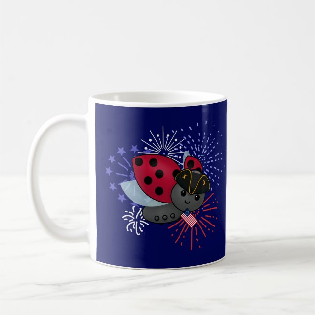 Mug Juillet 4 Minuteman Ladybug (Gauche)