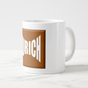 MUG JUMBO BLANCHE CHOCOLATE ZÜRICH Jumbo-Tasse