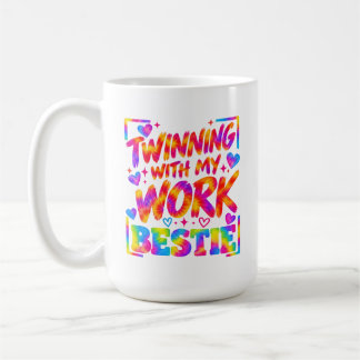 Mug Jumelage de collègues avec un ami de travail Art T
