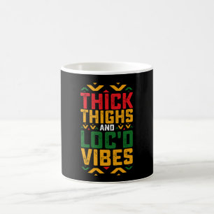 Mug Juneteenth Épaisses Vibes Locd Afro-Américain