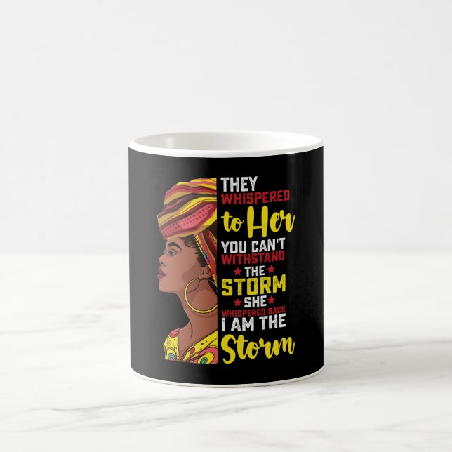 Mug Junetten Je Suis La Tempête Melanin Black Girl (Centre)