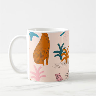 Mug Jungle Cheetah : Funky Motif Tropical.