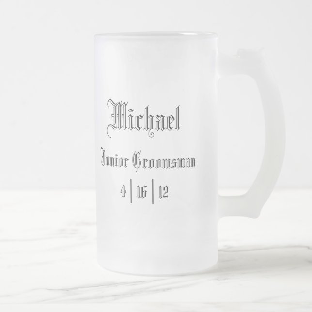 Mug Junior Groomsman Personnalisé (Droit)