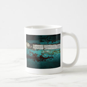 Mug Junk Yard vintage car 50's aqua turquoise
