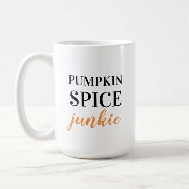Mug Junkie d'épices Citrouilles (Gauche)