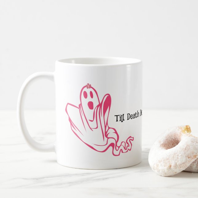 MUG JUSQU'À CE QUE MORT NOUS OBSERVONS HALLOWEEN VIBE (Avec donut)