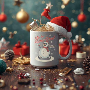 Mug Jusqu'à Neige Bon – Calembour de Bonhomme de Neige