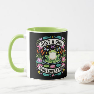 Mug Just a girl who loves frogs
