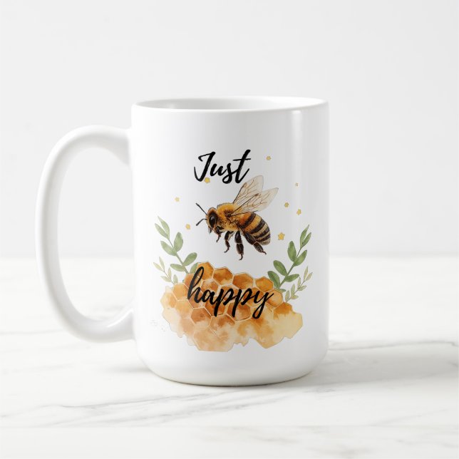 Mug Just Bee Happy  (Gauche)