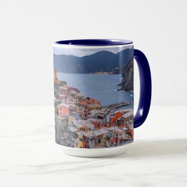 Mug Juste après le coucher du soleil | Vernazza, (Devant droit)