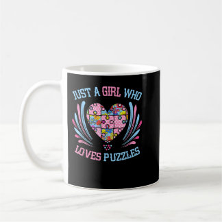 Mug Juste Fille Qui Aime Puzzles Jigsaw Puzzle Puzzle
