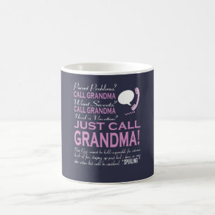 Mug Juste grand-maman d'appel !