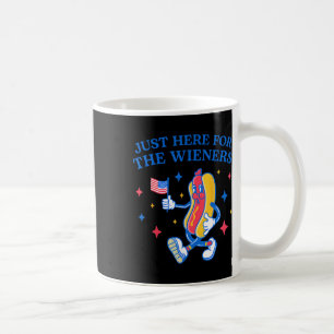 Mug Juste Ici Pour Les Wieners 4 juillet Hot Dog 4