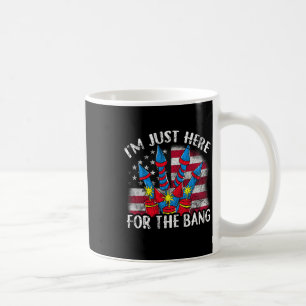 Mug Juste Ici Pour L'Humour Feu D'Artifice Bang Funny
