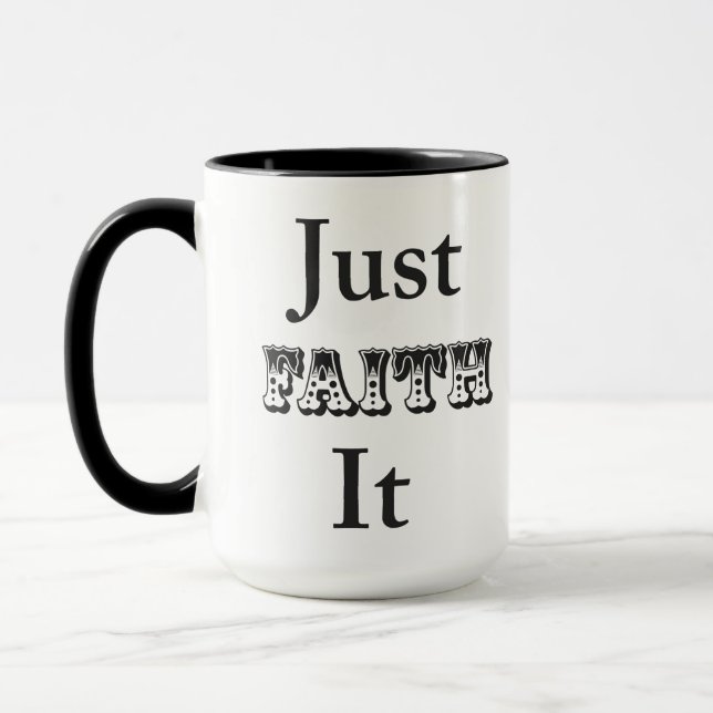 Mug Juste la foi (Gauche)
