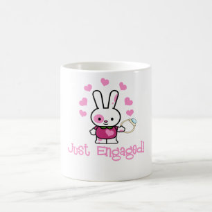 Mug Juste lapin mignon engagé w/Ring !