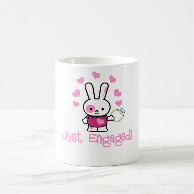 Mug Juste lapin mignon engagé w/Ring ! (Centre)