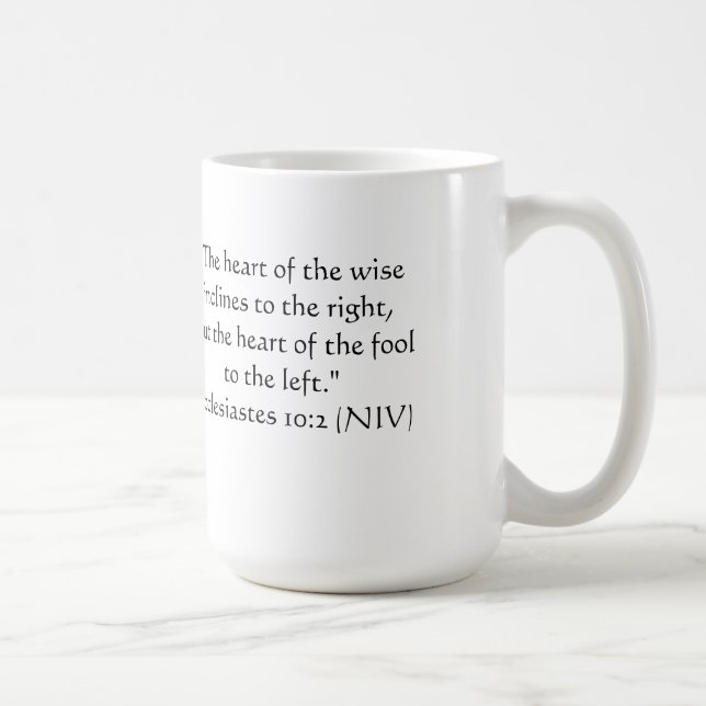 Mug Juste pour l'amusement :  bon V. laissé (Droite)