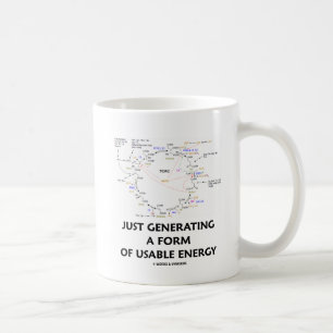 Mug Juste produisant d'une forme d'énergie utilisable