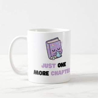 Mug Juste un chapitre de plus Livre vectoriel drôle et