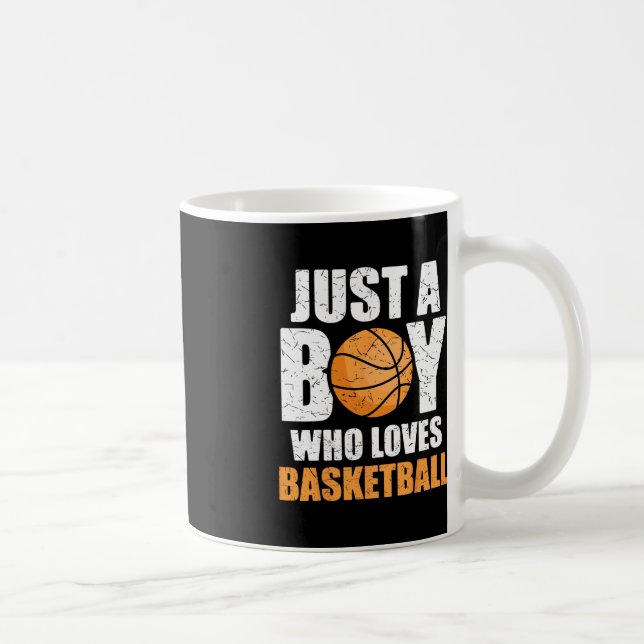 Mug Juste Un Garçon Qui Aime Le Basketball 1 (Droite)